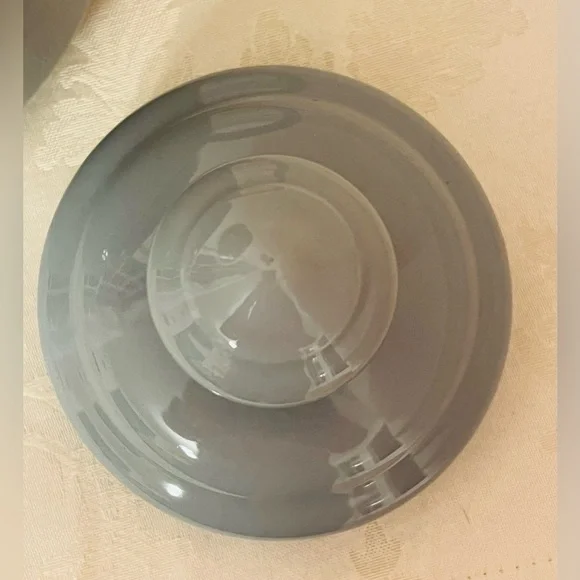 Vintage Cottagecore Waechtersbach West Germany Gray Stoneware Large Teapot - Picture 8 of 14